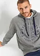 Felpa con zip, cappuccio e taglio comfort, bonprix