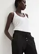 Pantaloni con elastico in vita in misto viscosa, bonprix