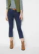 Jeans elasticizzati cropped straight, a vita media, bonprix
