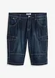 Bermuda cargo lunghi in jeans leggeri, relaxed fit, bonprix