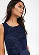 Abito midi in chiffon con pizzo, bonprix