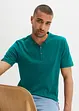 Maglia serafino a maniche corte in puro cotone biologico (pacco da 2), bonprix