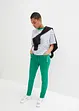 Pantaloni comodi con elastico in vita in punto di Roma, bonprix