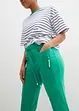 Pantaloni comodi con elastico in vita in punto di Roma, bonprix