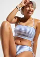 Bikini a fascia con spalline rimovibili (set 2 pezzi), bonprix