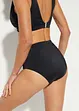 Slip per bikini a vita alta con effetto modellante leggero, bonprix