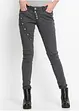 Pantaloni in twill di misto cotone elasticizzato, bonprix