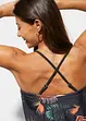 Tankini a fascia con spalline multiway (set 2 pezzi), bonprix