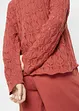 Maglione traforato oversize, bonprix