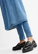 Jeggings skinny con cinta comoda, vita media, bonprix
