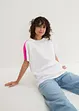 T-shirt con righe neon, bonprix