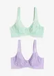 Reggiseno minimizer con spalline imbottite (pacco da 2), bonprix