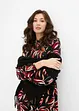 Abito midi con dettaglio smock, bonprix