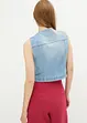 Gilet in jeans elasticizzato, bonprix