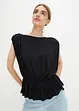 Maglia smanicata con spalle imbottite, bonprix
