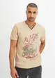 T-shirt in cotone biologico con stampa, bonprix