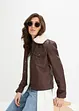 Giacca bomber in similpelle, bonprix