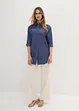 Camicia con inserto in pizzo, bonprix