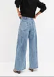 Jeans wide leg, a vita alta, bonprix