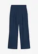 Pantaloni svasati, a vita alta, bonprix
