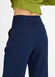 Pantaloni svasati, a vita alta, bonprix