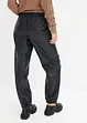 Pantaloni parachute in similpelle, bonprix