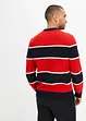 Maglione in color block con cotone riciclato, bonprix