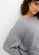 Maglione con maniche a pipistrello, bonprix