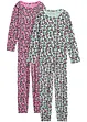 Pigiama con cotone biologico (pacco da 2), bonprix