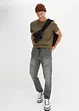 Jeans elasticizzati con elastico in vita regular fit, straight, bonprix