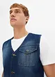 Gilet in jeans di cotone biologico, regular fit, bonprix