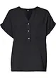 Blusa a maniche corte in mussola, bonprix