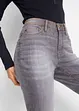 Mom jeans elasticizzati comfort, vita media, bonprix