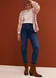 Mom jeans elasticizzati, a vita alta, bonprix