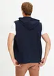 Gilet in felpa con zip e cappuccio, bonprix