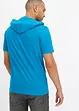 T-shirt con cappuccio e stringatura in cotone biologico, bonprix