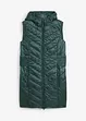 Gilet lungo trapuntato ultra leggero con sacchetto, bonprix