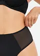 Perizoma a vita alta con inserti in mesh, bonprix