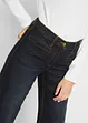 Jeans wide leg con bordo vita confortevole, vita media, bonprix