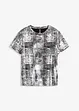 Maglia con stampa lucida, bonprix