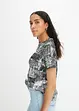 Maglia con stampa lucida, bonprix