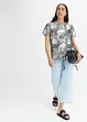 Maglia con stampa lucida, bonprix