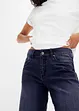 Jeans wide leg elasticizzati, vita media, bonprix
