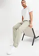 Pantaloni chino elasticizzati con cotone biologico relaxed fit, straight, bonprix