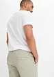 Pantaloni chino elasticizzati con cotone biologico relaxed fit, straight, bonprix
