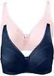 Reggiseno con ferretto e mesh (pacco da 2), bonprix