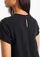 Maglia in cotone con pizzo, bonprix