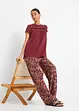 Maglia in cotone con pizzo, bonprix