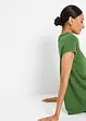Maglia in cotone con pizzo, bonprix
