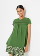 Maglia in cotone con pizzo, bonprix